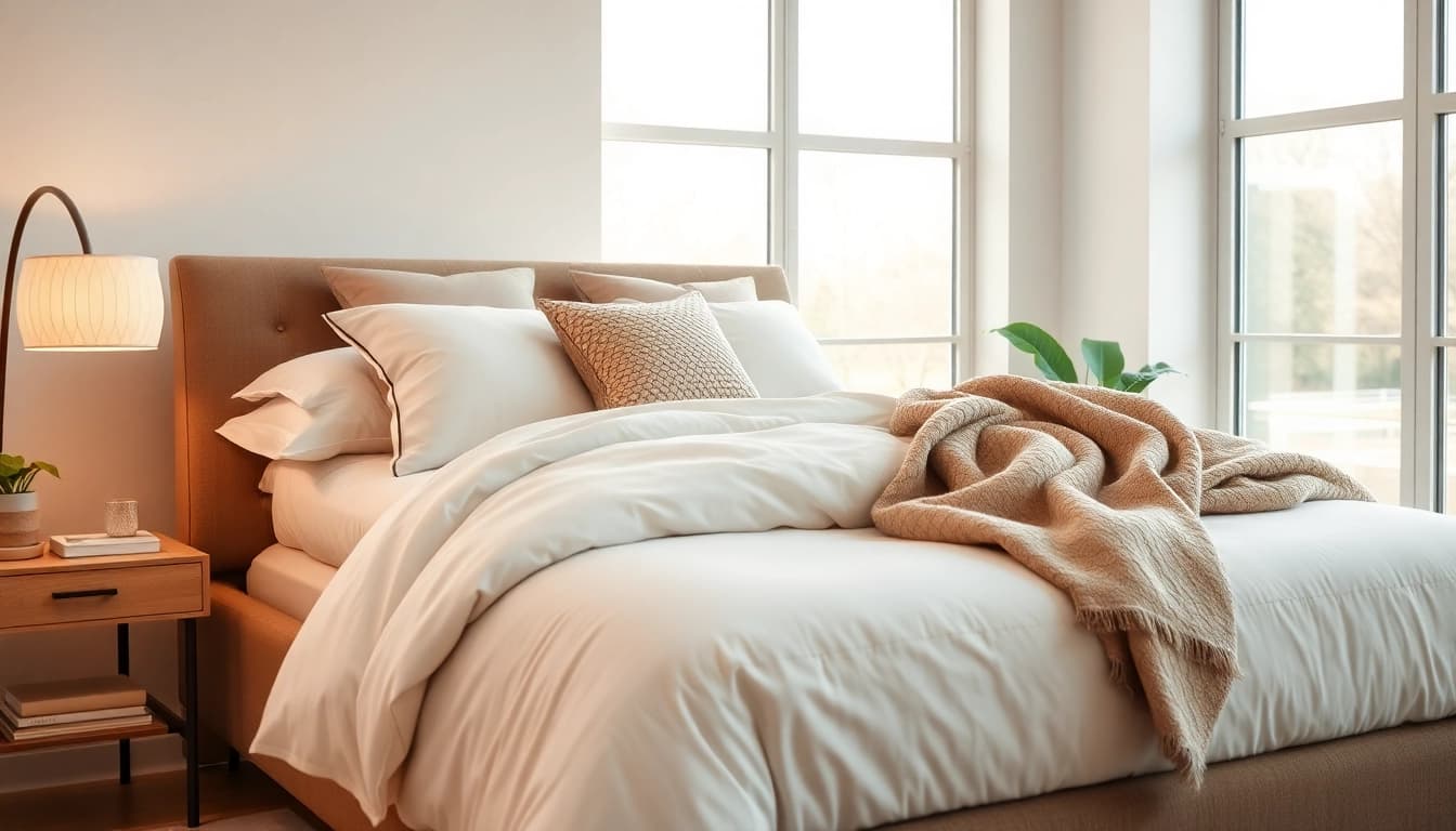 Enhance your comfort with a split king adjustable bed, showcasing modern features and elegant design.