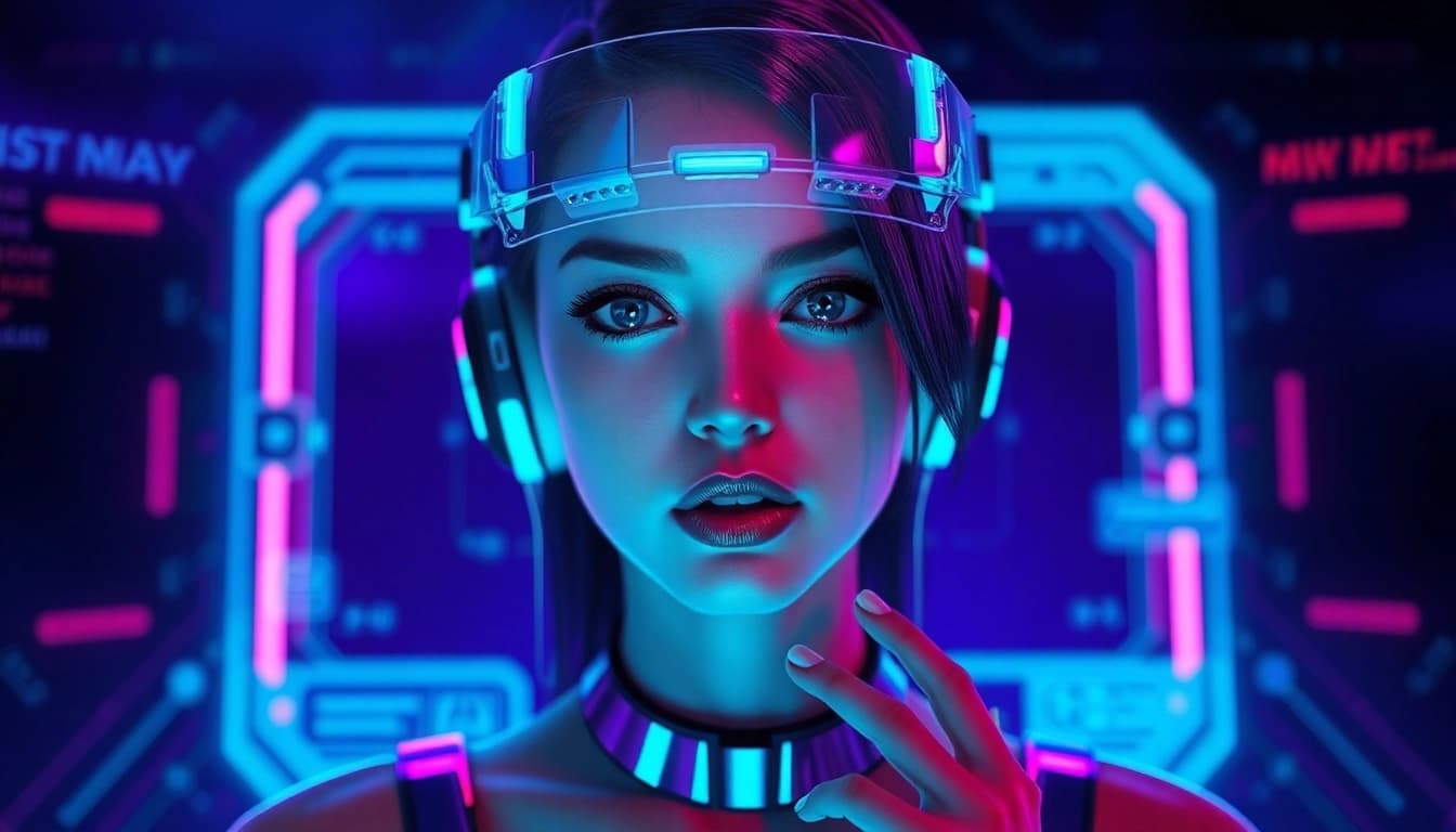 Engaging NSFW AI chat showcasing vibrant interactions and futuristic characters.