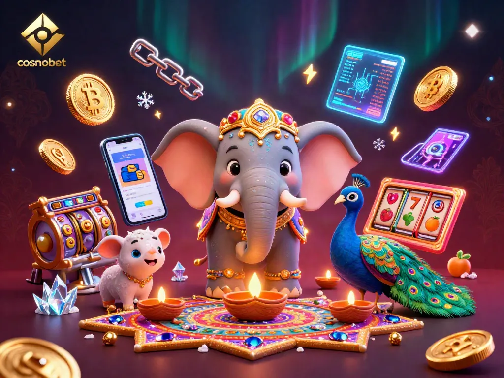 Spin and win big with cosmobet in this vibrant casino-themed illustration featuring exotic characters.