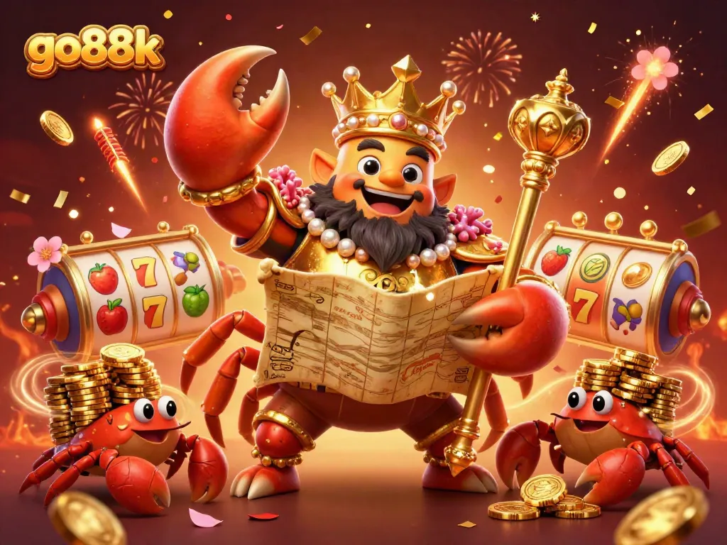 Experience winning with go88k at a vibrant casino filled with golden treasures and dynamic characters.