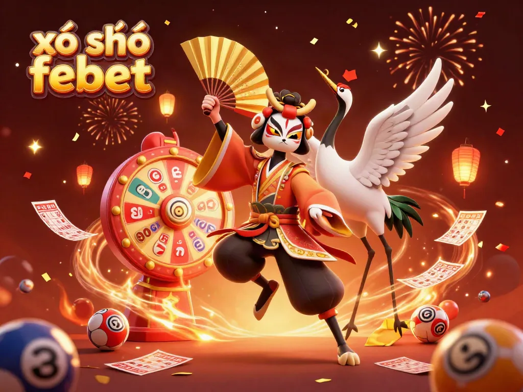 Engage with xổ số febet and win exciting prizes in this vibrant, 3D illustrated lottery experience.