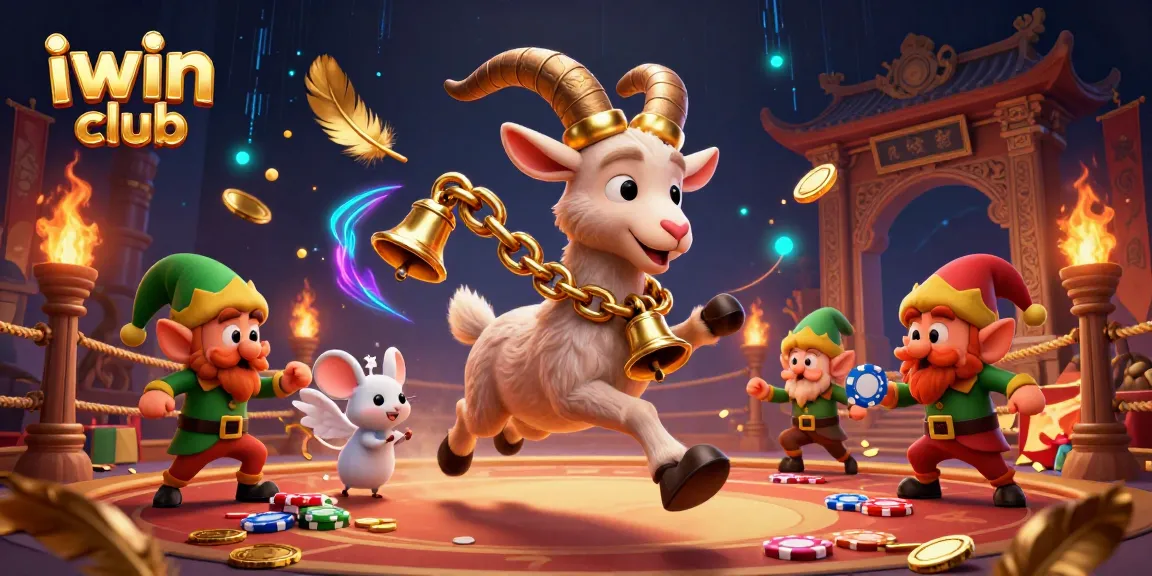 Experience exciting gameplay at iwin club with festive Krampus, a tiny angel mouse, and naughty elf gremlins.