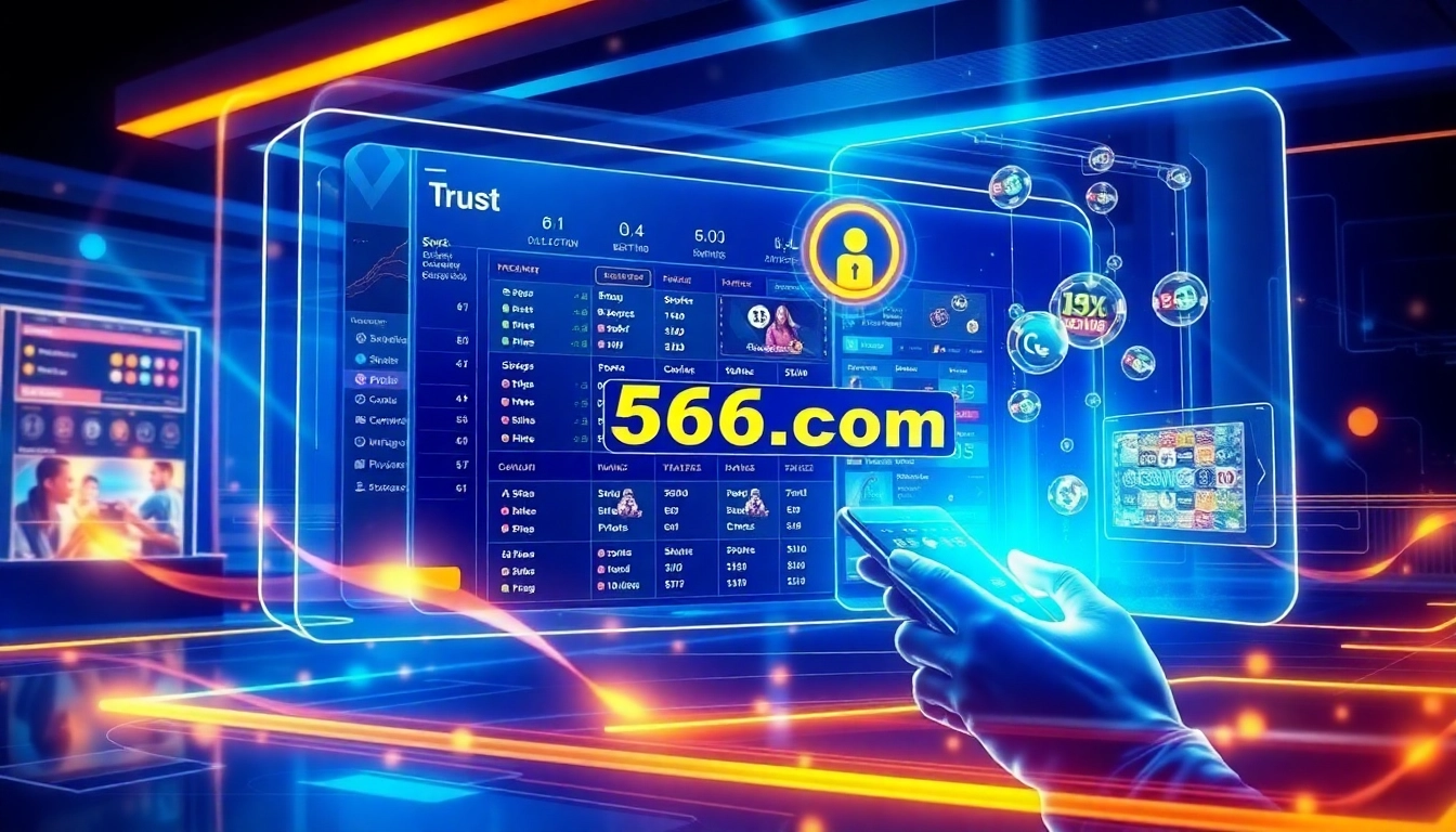 Online betting experience interface for 566.com showcasing vibrant colors and dynamic elements.