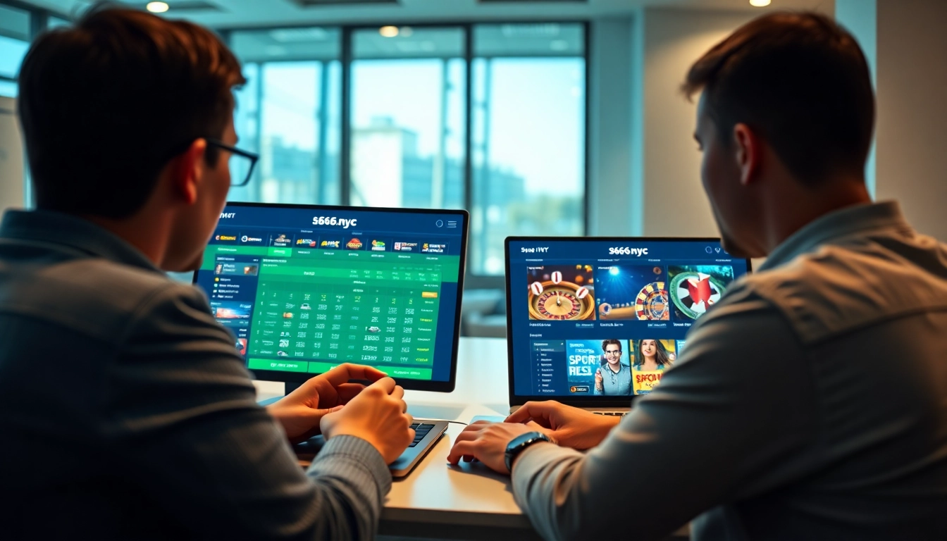 Engaging online betting experience on s666.nyc showcasing vibrant casino games.