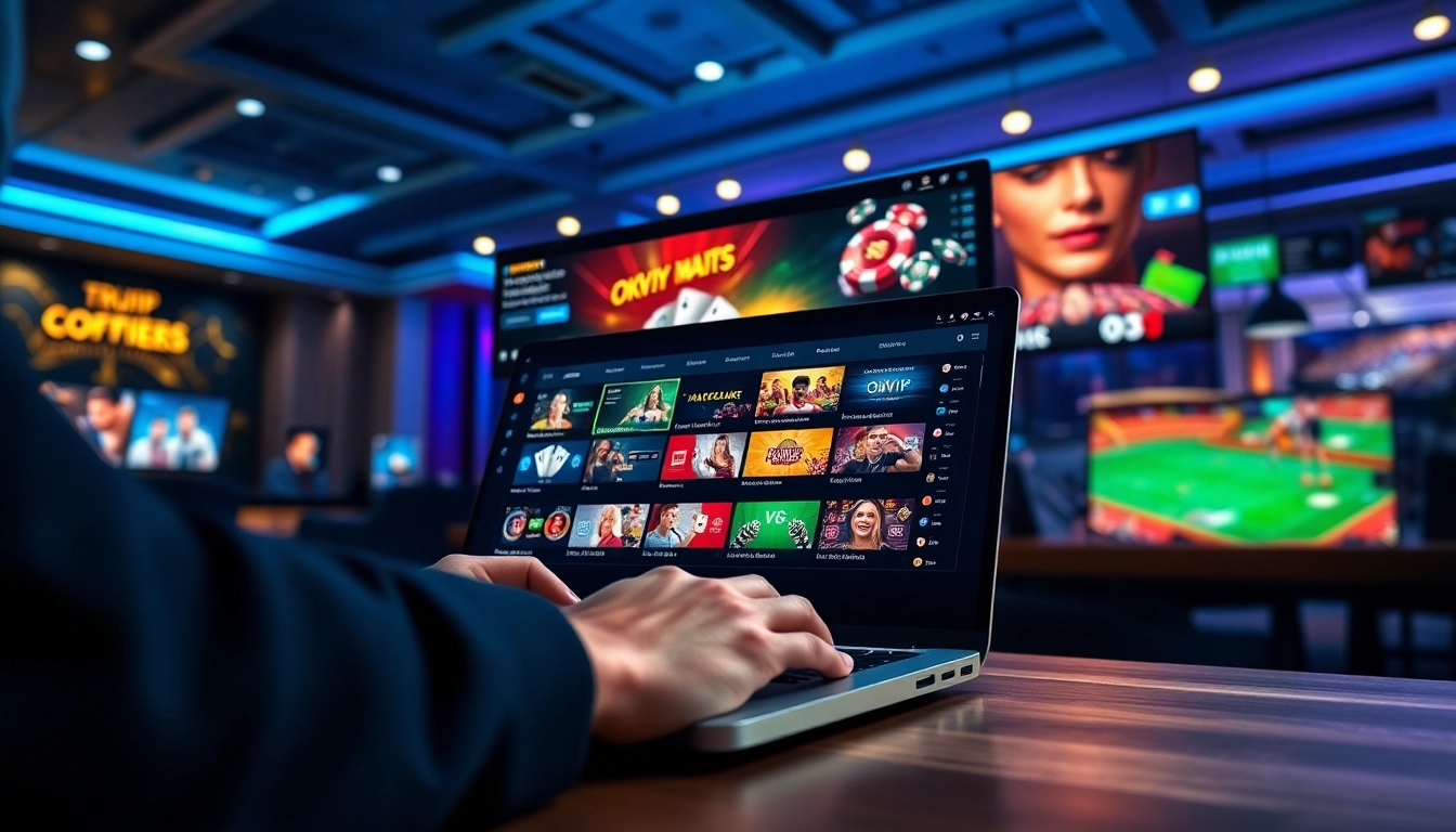 Experience the thrill of online gaming with okvipwin.live, showcasing vibrant casino games and sports betting.