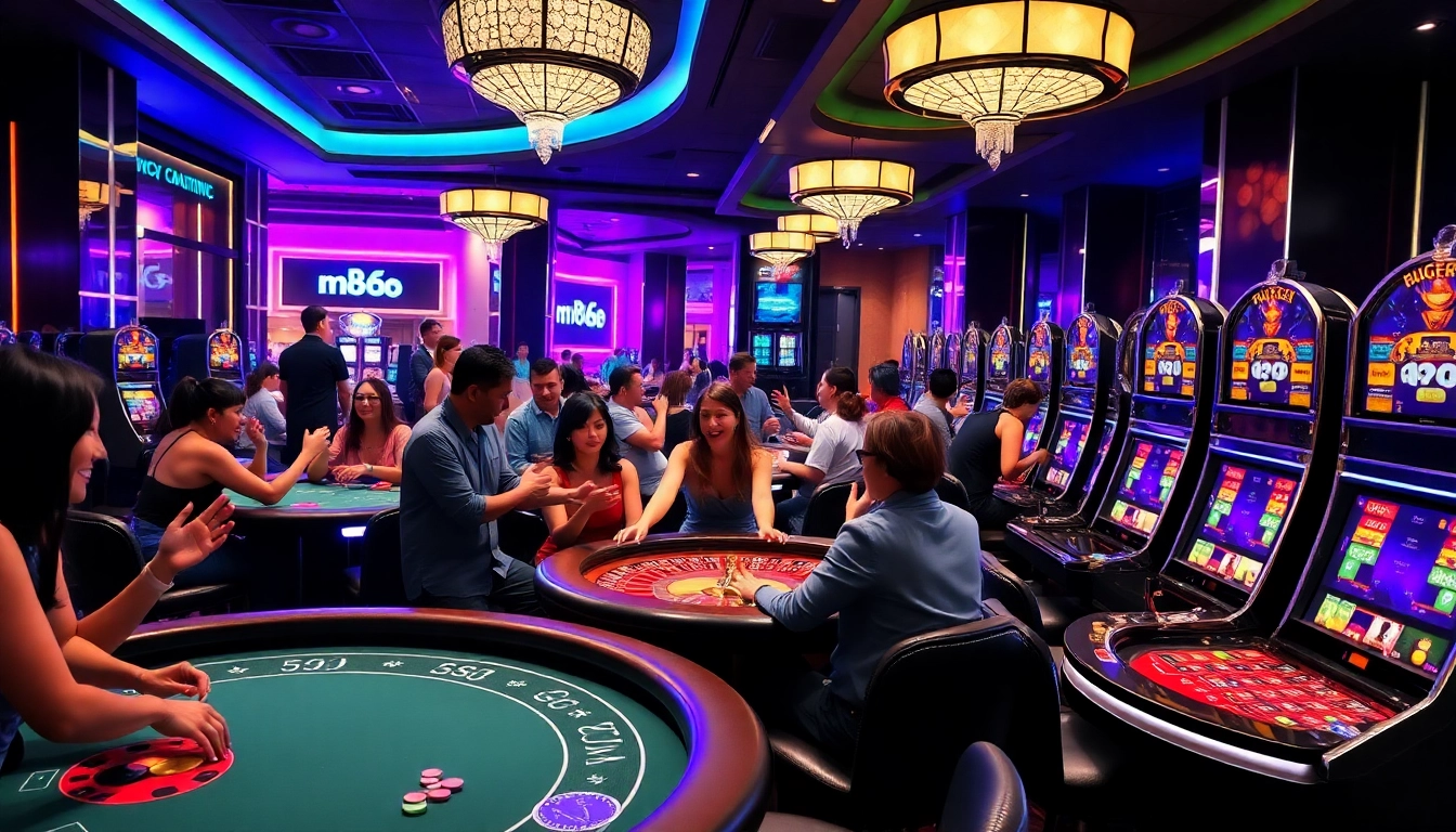 Experience winning at mb66.nyc with vibrant casino games and engaging players enjoying thrilling bets.