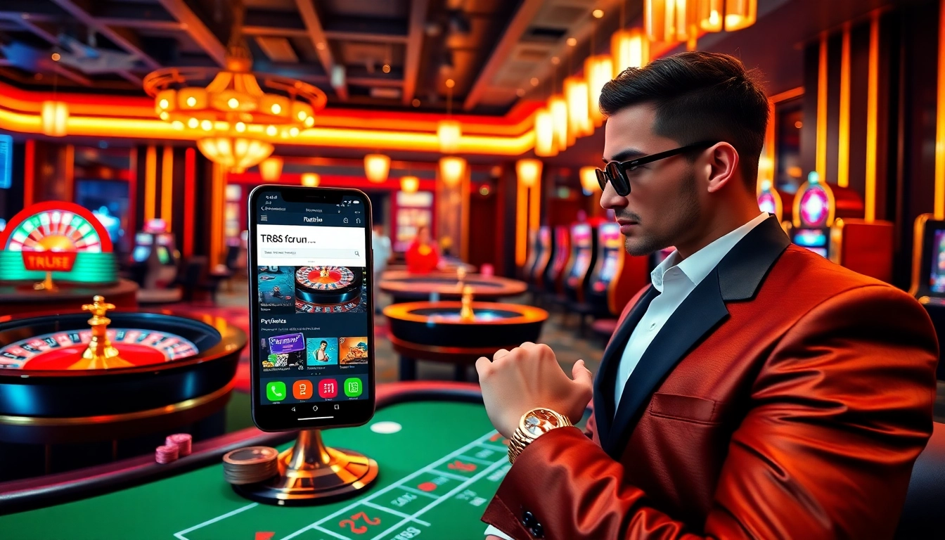 Engage with the thrilling atmosphere of https://tr88.forum/ featuring vibrant casino visuals.