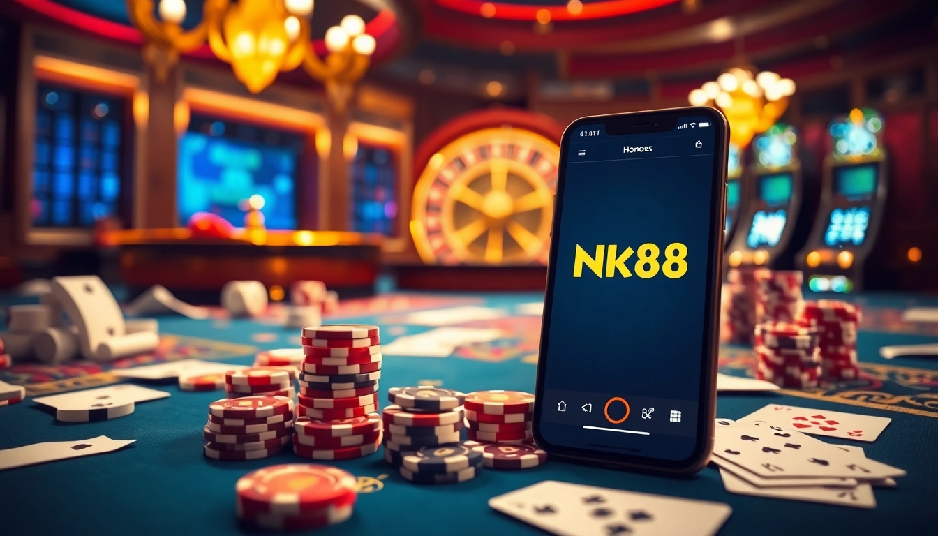 Experience thrilling gambling at https://nk88.horse/ with vibrant chips and casino games.
