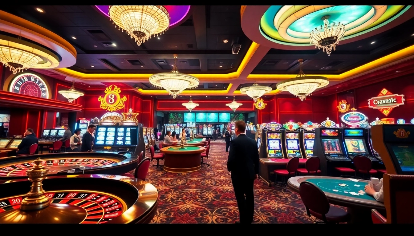Players enjoying exciting games at U888 com casino, featuring roulette and slot machines.
