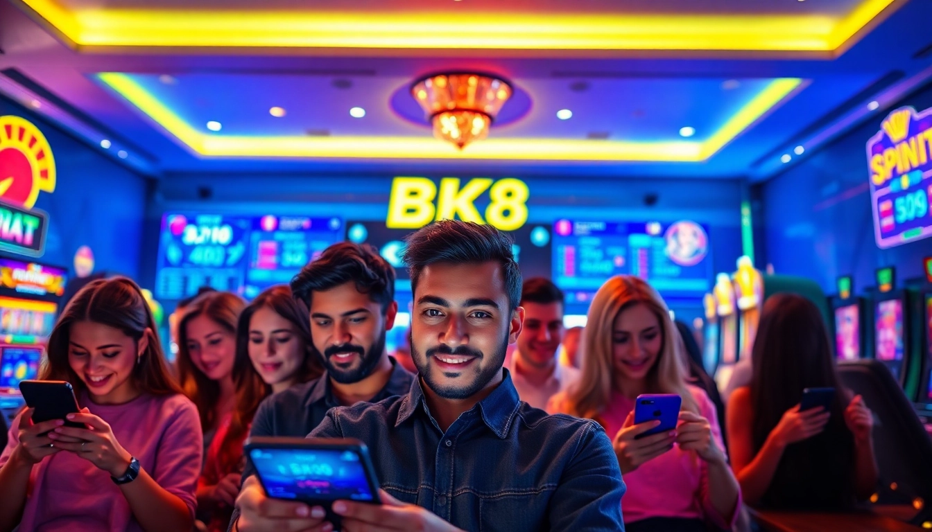Engaged players enjoying BK860S online gaming platform, showcasing sports betting and casino games.