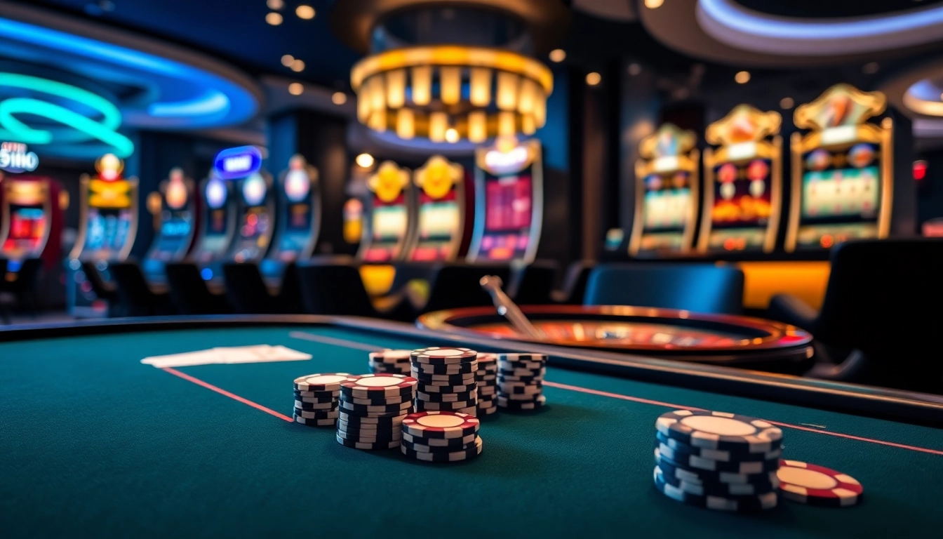 Experience exhilarating online gambling with az888 at a professional casino table.