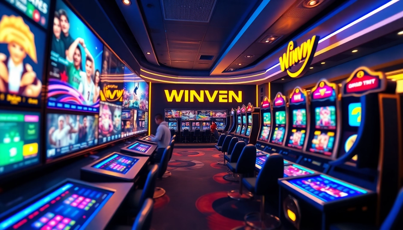 Experience the excitement of winvn88.live through a vibrant online gaming scene featuring diverse games and engaging graphics.