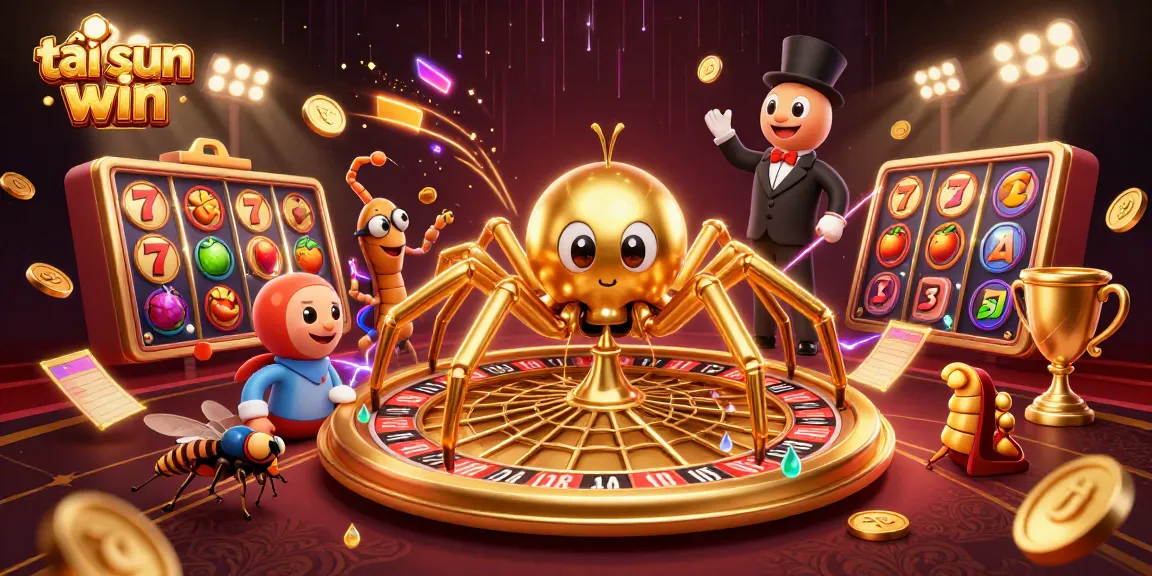 Engage in thrilling gameplay as you tải sun win with our vibrant 3D casino illustration.